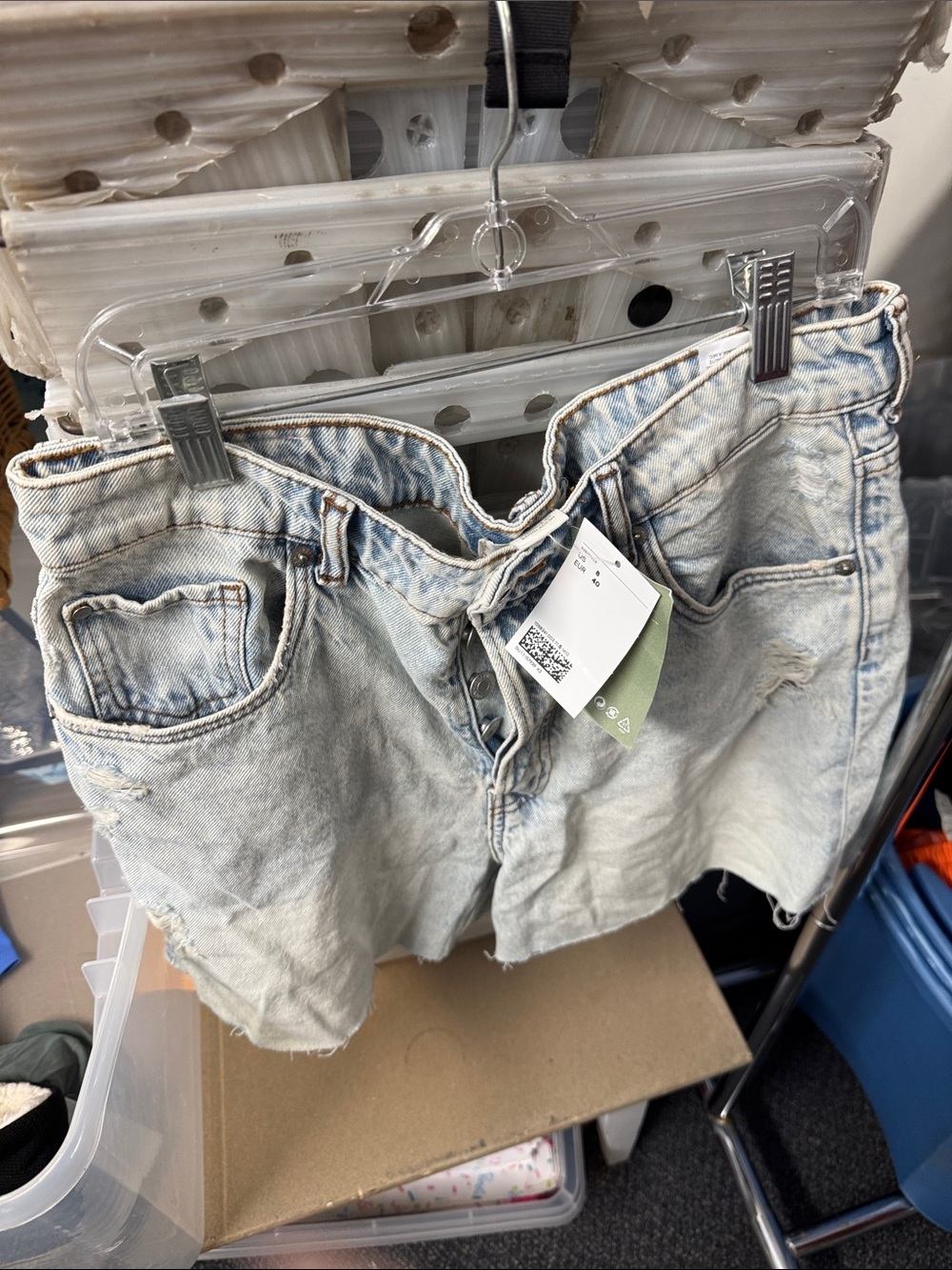 H&M denim shorts size 8 // 082836